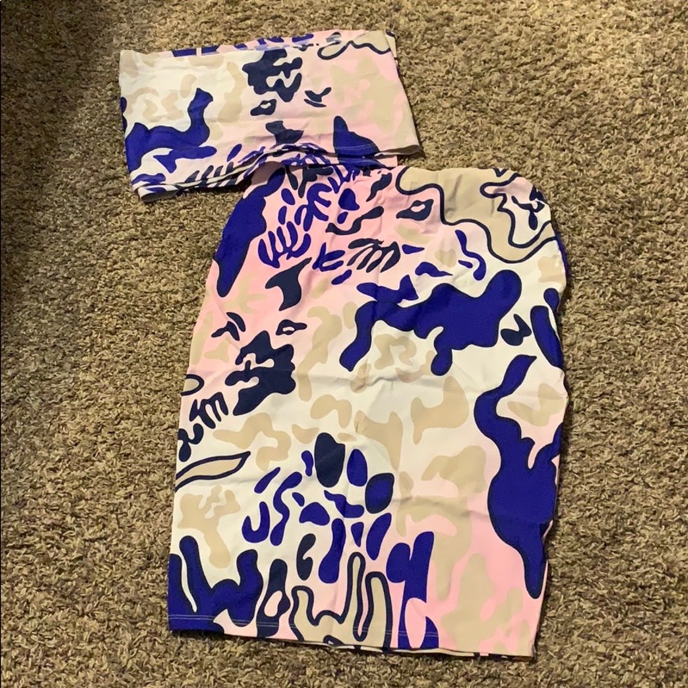 Rue 107 skirt & matching headwrap